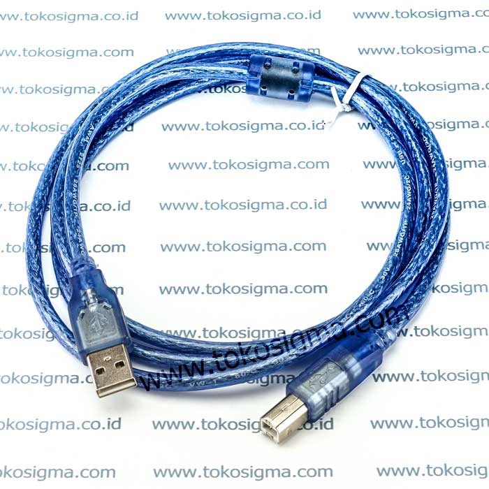 KABEL USB 2.0 PRINTER AM-BM 1.5M BIRU