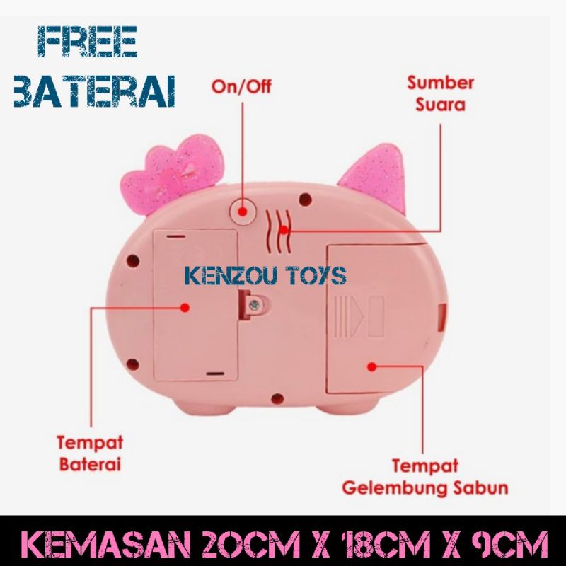 Bubble Kamera Gelembung Busa Free baterai