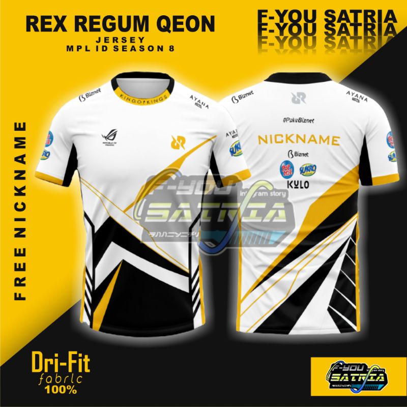 JERSEY KAOS BAJU RRQ MPL S8 TERBARU 2021