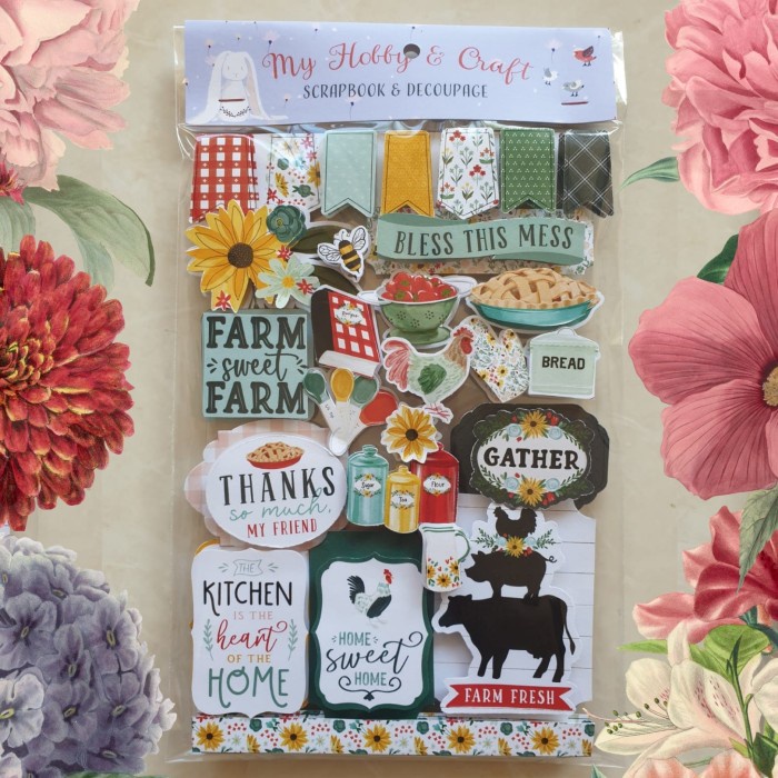 

Sticker Handmade 3D "Barnyard Story" (1)