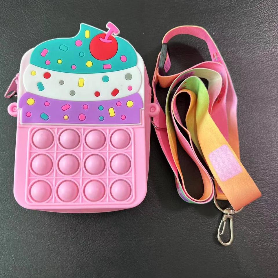 Kode Z5l5K-- TAS POP IT CUP CAKE / TAS POP IT ANAK PEREMPUAN / TAS POP IT LUCU / TAS POP IT PREMIUM 