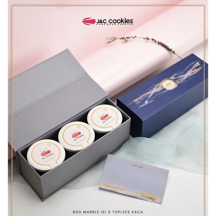 

J&C COOKIES BOX MARBLE ISI 3JAR | BISA GOJEK/GRAB