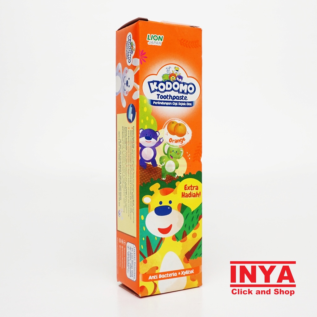 KODOMO TOOTHPASTE ORANGE 45gr - Pasta Gigi Anak - Odol