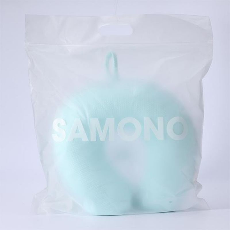 SAMONO Neckpillow Bantal Leher Travel Anti Pegal Lembut Dewasa Multifungsi