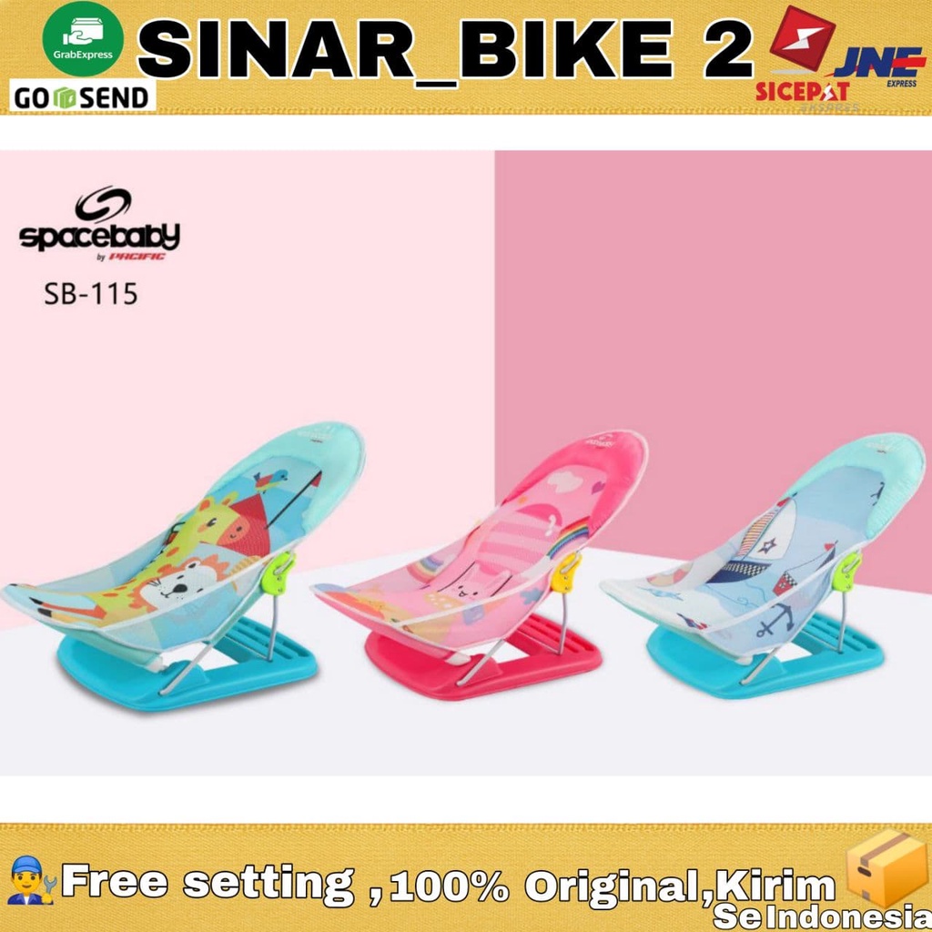 Baby Bather SpaceBaby Sb-115 (Tempat duduk mandi baby/Kursi mandi Baby)