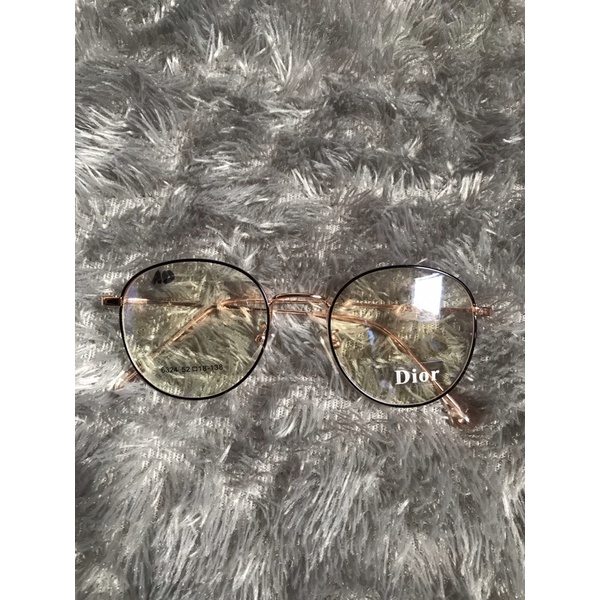 kacamata oval bonus lensa minus antiradiasi blueray