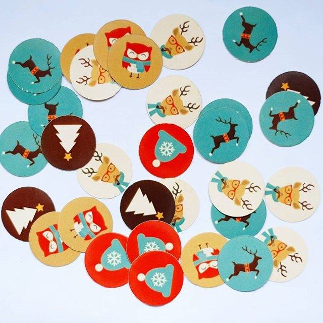 

XMAS 02 STICKER STIKER SET DECO DEKORASI KARTU POS POSTCARD SURAT FILATELI POSTCROSSING SWAP UCAPAN