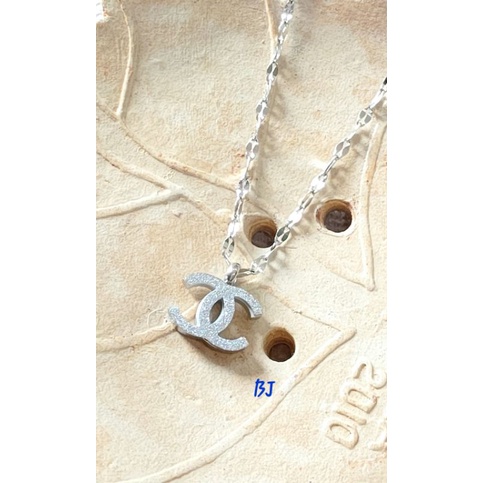 KALUNG SILVER MODEL CHAN** RANTE BIJI TIMUN/ KALUNG TITANIUM/ AKSESORIS WANITA KOREA