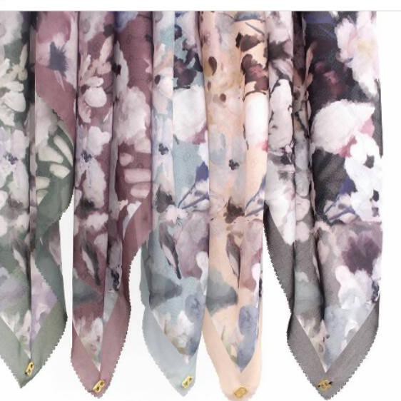 #Terlaris# New Buttonscarves le fleur  ♎