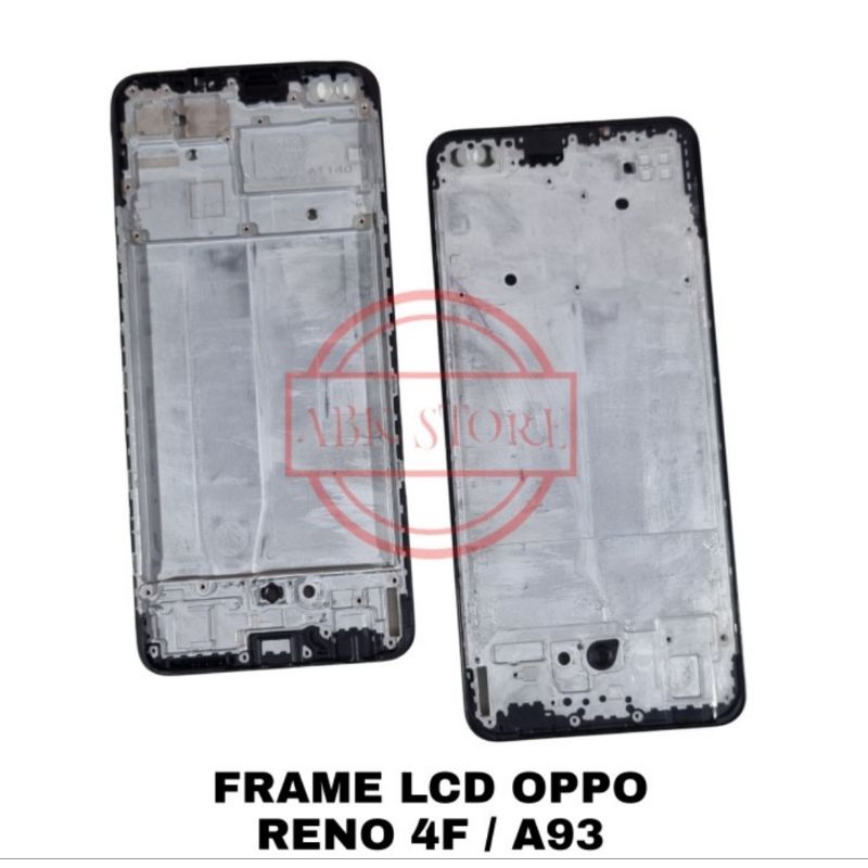 Frame / Bezzel tulang Tengah oppo Reno 4F / A93 Original