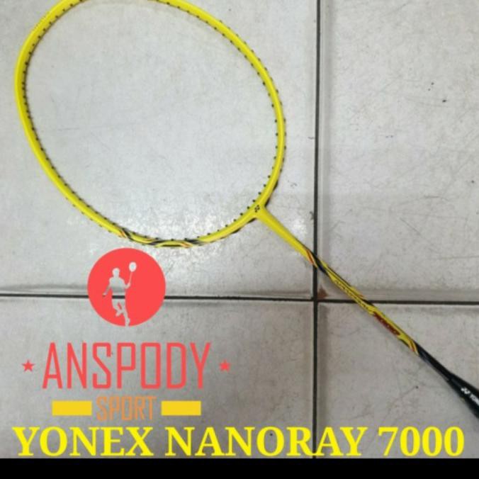 RAKET YONEX NANORAY 7000 YELLOW MADE IN JAPAN