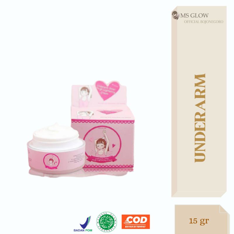 MS GLOW UNDERARM/ CREAM PEMUTIH KETIAK MS GLOW