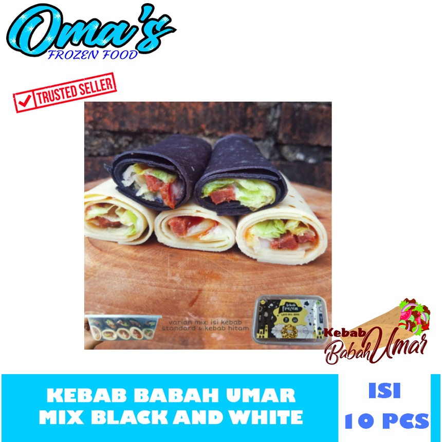 

KEBAB BABAH UMAR MIX BLACK WHITE ISI 10 PCS