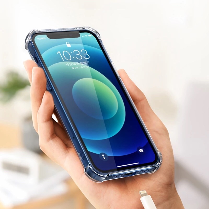 Anticrack Iphone 13 13 Pro 13 Mini 13 Pro Max Silikon Bening Lembut Lentur Transparan