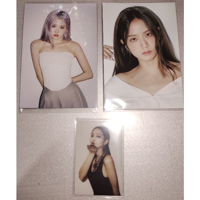 Blackpink jennie pc rose jisoo postcard the album