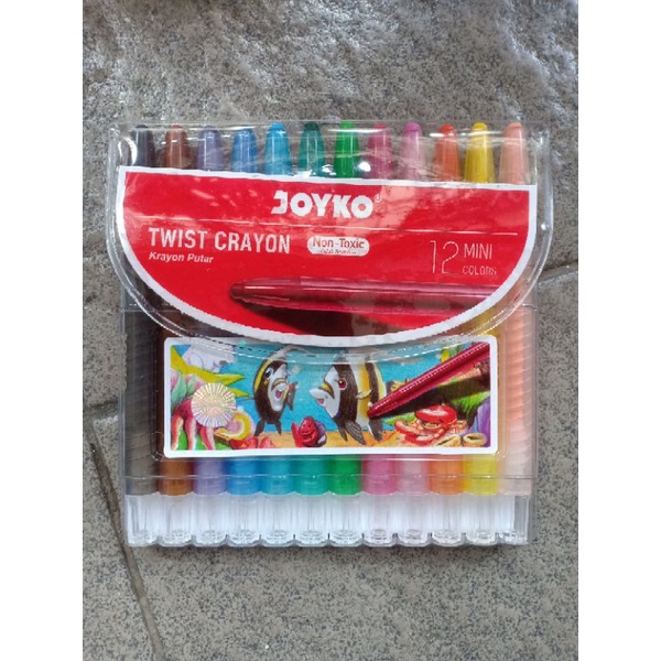 

Crayon puter joyko mini. 1 pak isi 12 pcs