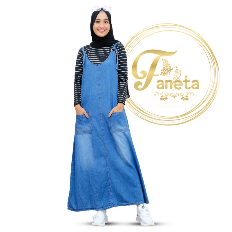OVERALL JEANS WANITA DEWASA | OVERAL DENIM TERBARU | BAJU KODOK WANITA KEKINIAN MURAH
