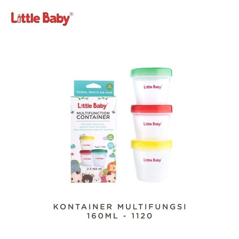 Little baby multifunction container 120ml 160ml kontainer multifungsi 120 ml 160 ml