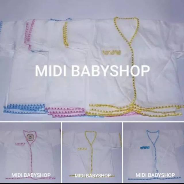 12 Pcs Baju Bayi Lengan Pendek Perempuan Nita Baby