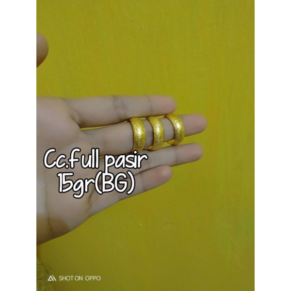 cincin Pasiran imitasi emas24k