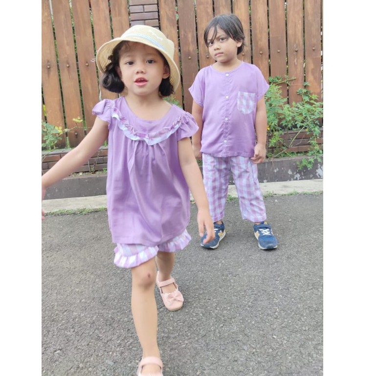 Afsheenastore Setelan Cadi Set By Little Aruma