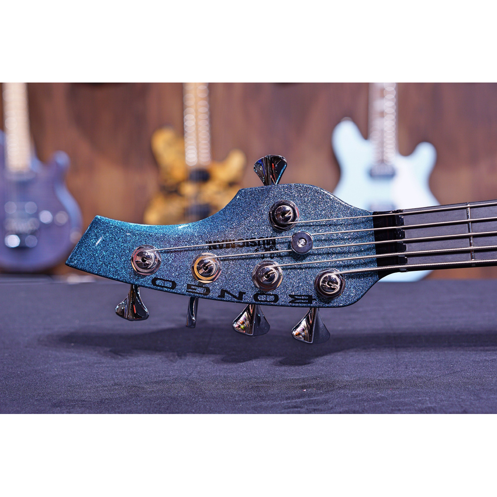 Ernie Ball Music Man Bongo 5 Bass Guitar - Aqua sparkle F91501