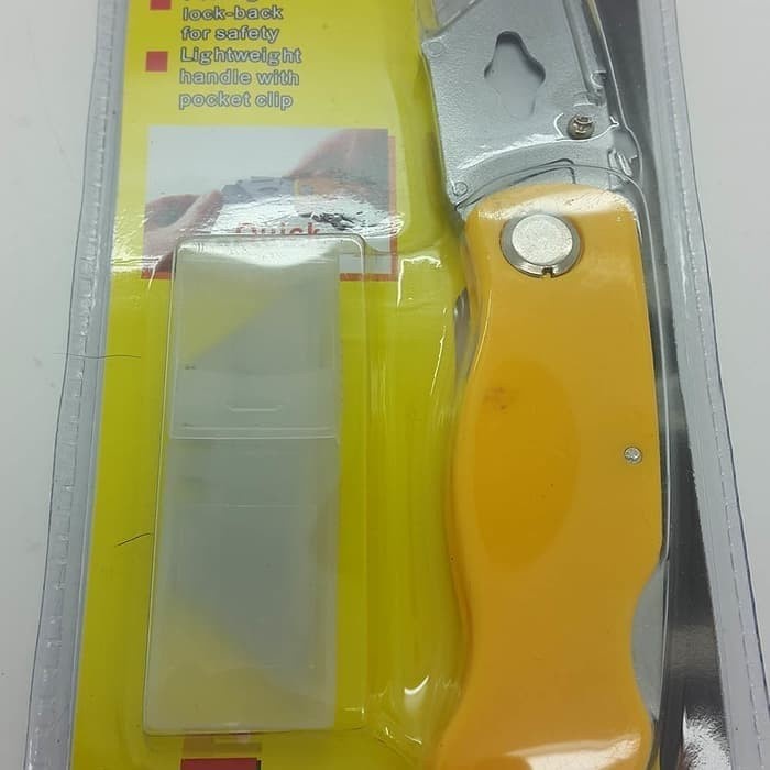 

Jual Pisau Cutter Lipat / Folding Cutter Knife Acrylic Berkualitas