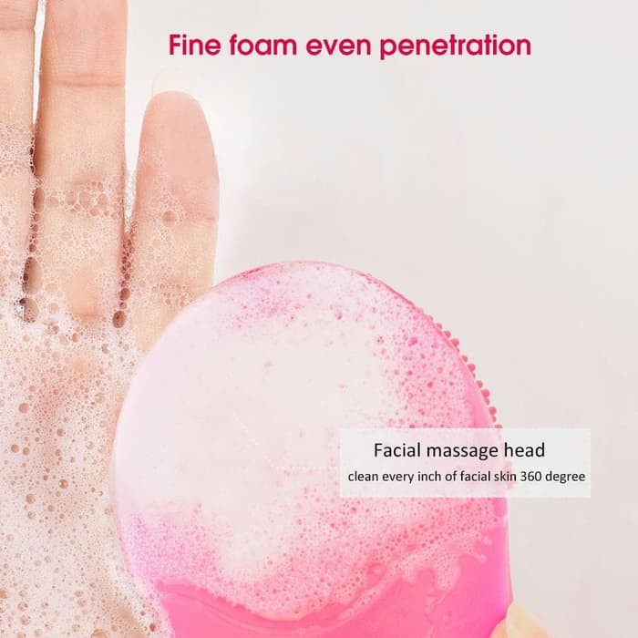Original Kemei KM-1069 USB Charging Facial Cleansing Brush Vibrating