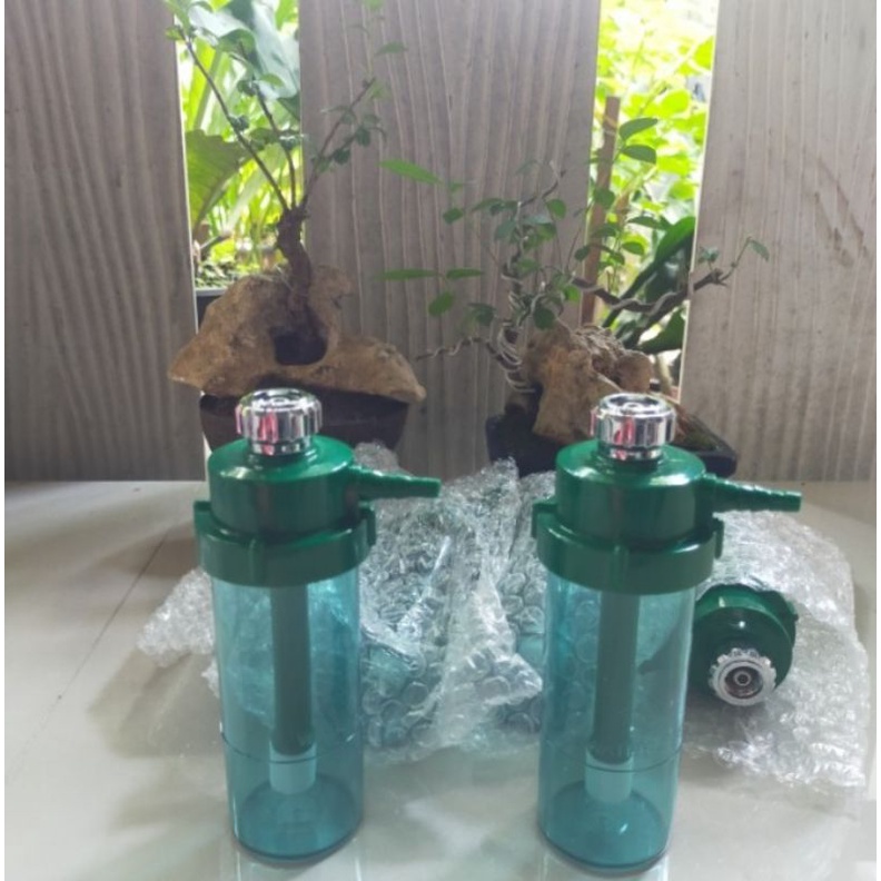 Tabung Regulator Oksigen /Botol Oksigen Regulator Humidifier / Botol Regulator Oksgen / Filter Botol Regulator Oksigen /  Botol Humidifier