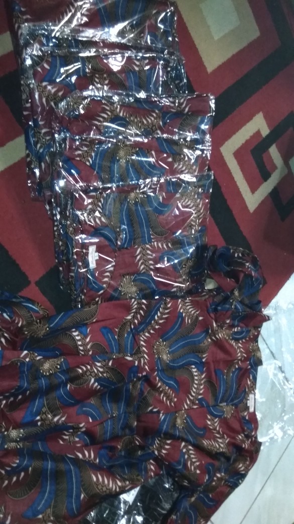 Gamis Batik Modern S M L Xl Xxl 3xl 4xl 5xl 6xl 7xl