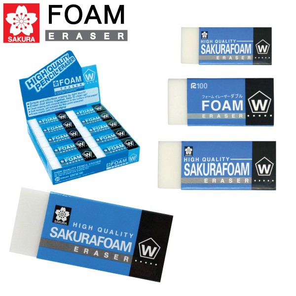 

SAKURA FOAM ERASER ECER / Ukuran 60, 100, 200