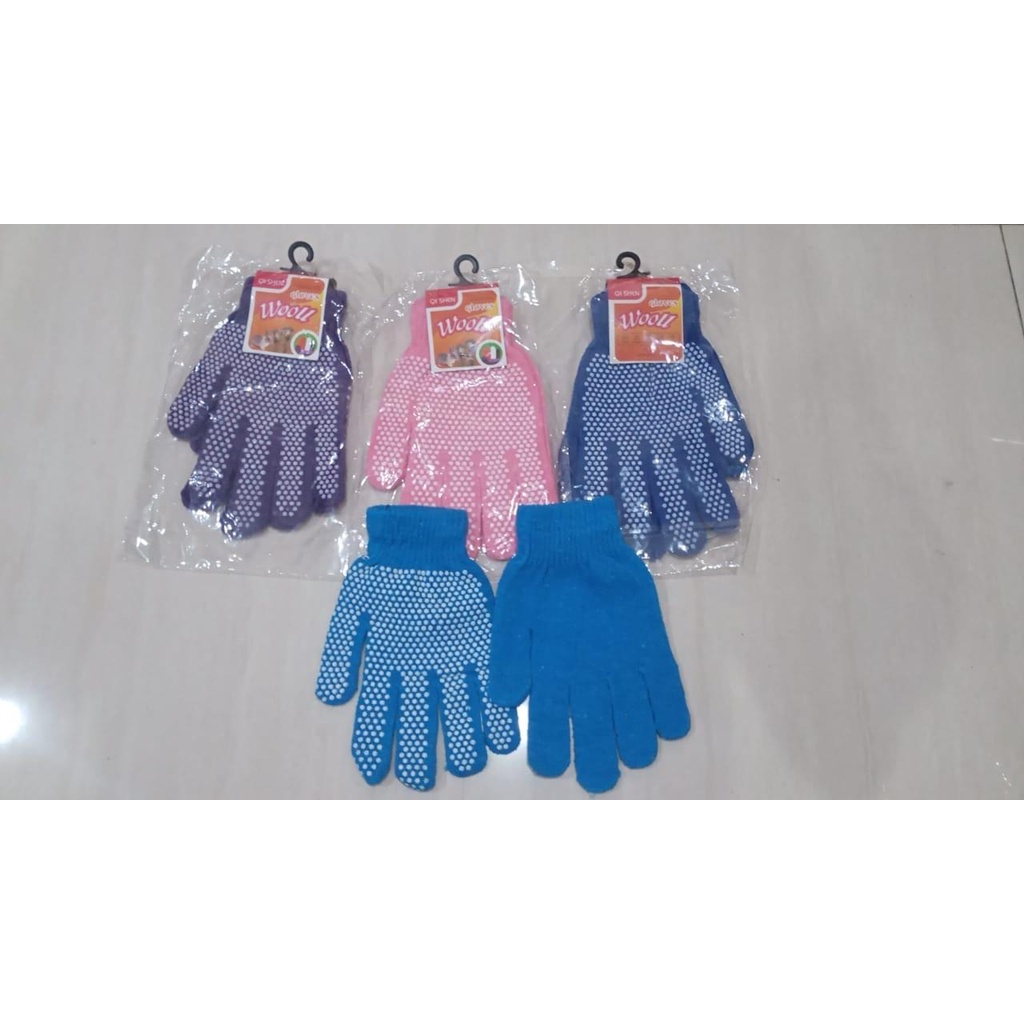 SARUNG TANGAN WANITA, WOOL TEBAL