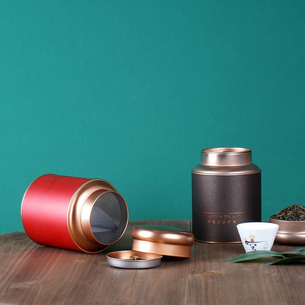 Nickolas1 Tea Can Sealed Round Candy Home Party Organizer Kaleng Toples Penyimpanan Teh Kopi
