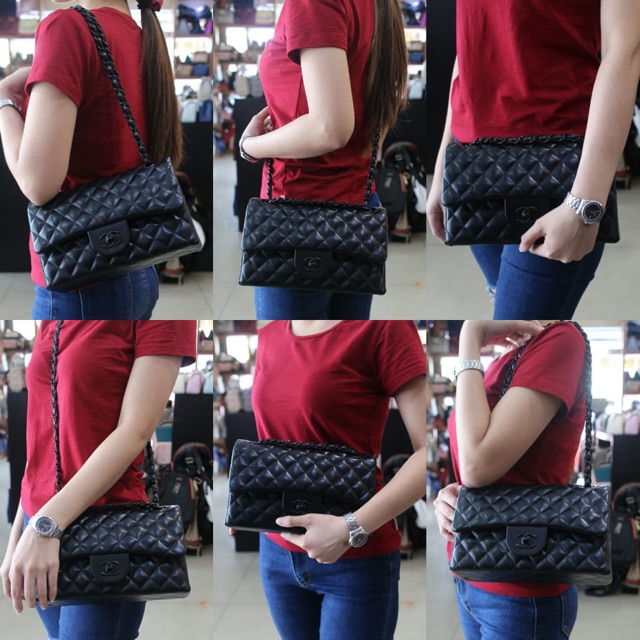 Chanel classic balck 1112(01)Lambs