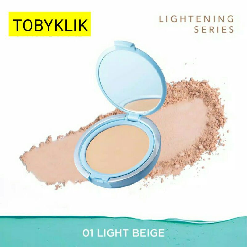 Wardah Lightening Two Way Cake Powder Foundation Light Feel 12 g