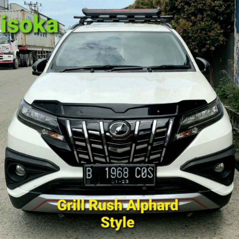 grill bemper depan model Alphard style mobil Toyota Rush / 2018