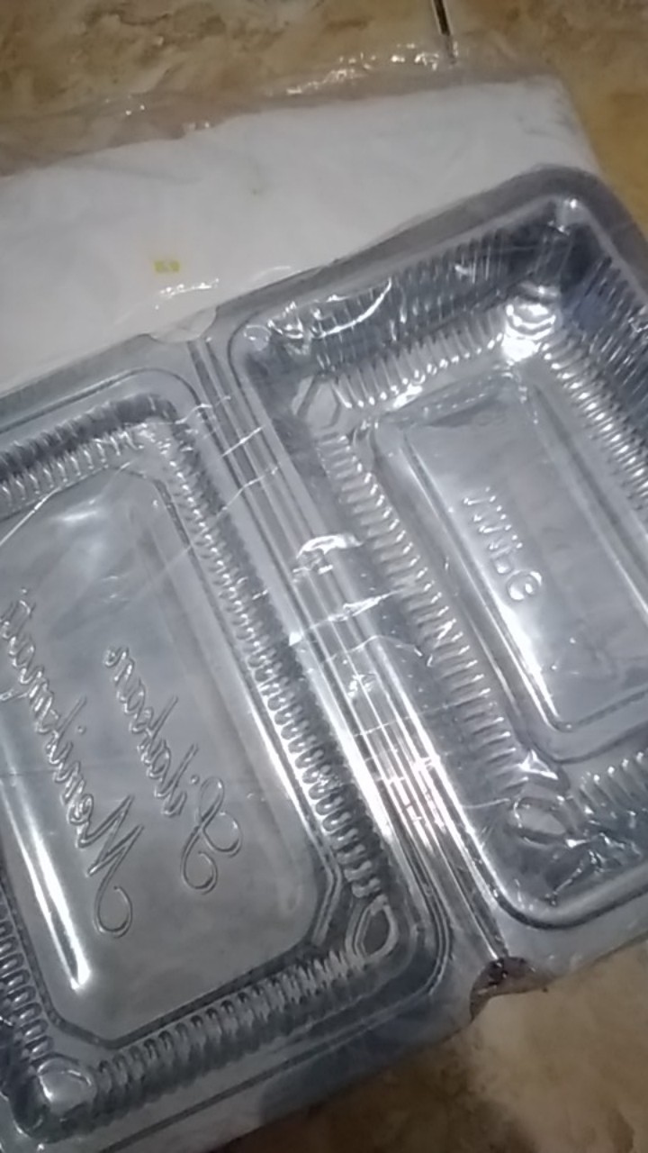 Mika Plastik Bening Kue Puding Makanan Nasi Mmpg Ukuran  3xc Isi 100 Pcs