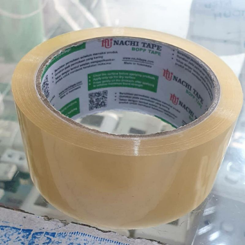 

Lakban bening besar / Isolasi bening besar / Lakban transparan / Lakban kardus / Lakban murah 2 inch