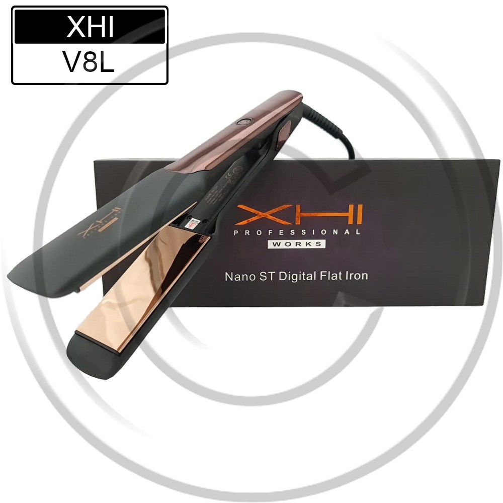 XHI / XHI-V8L / Catokan Rambut 2in1 Plat Lebar Lurus