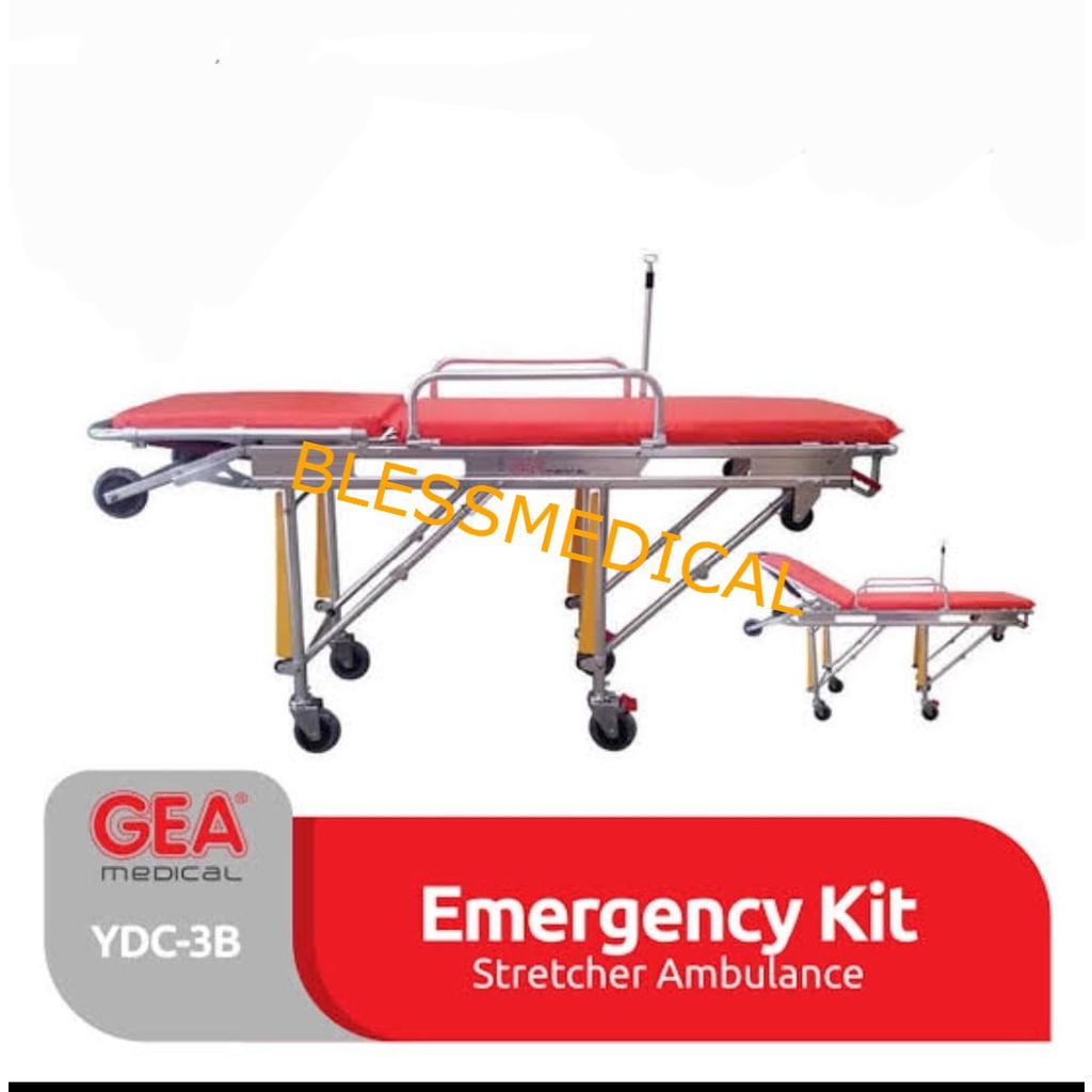 Stretcher For Ambulance Car GEA YDC-3B/Tandu Ambulan GEA YDC 3 B YDC3B