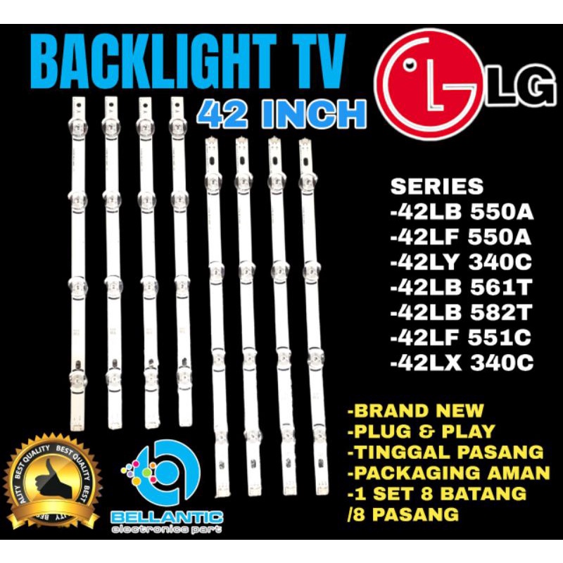 BACKLIGHT 42INC LG LB550A-42LF550A-42LY340C-42LB561T-42LB582T-42LF551C-42LX340C
