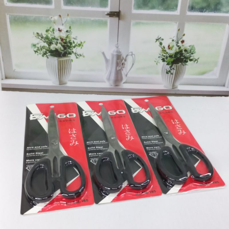 6pcs Gunting Besar Scissors Emigo Em185 Grosir