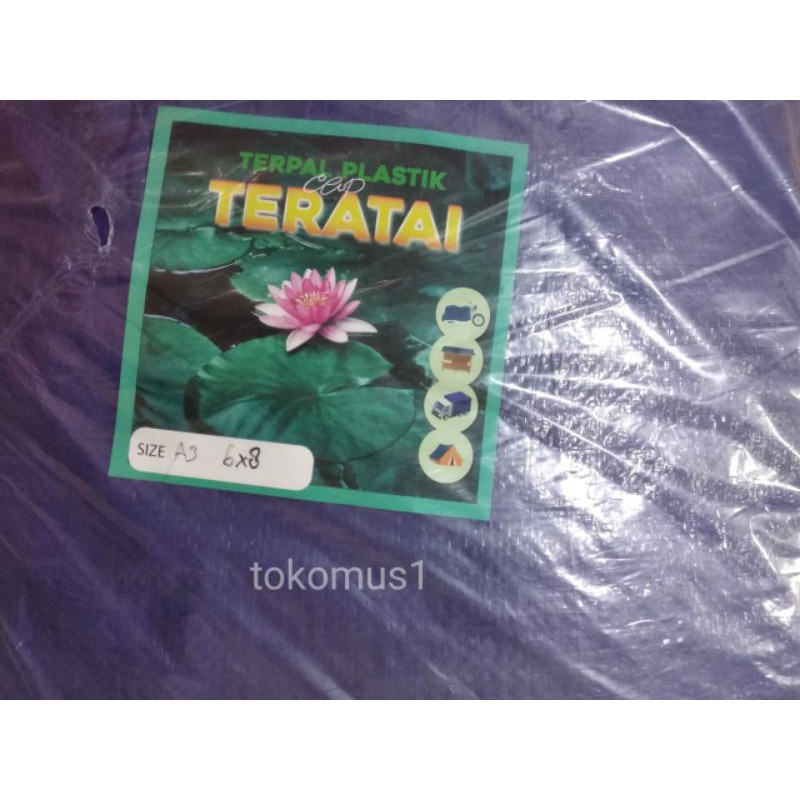 Terpal plastik 6 meter x 8 meter/ terpal plastik / terpal tenda / terpal kolam A3