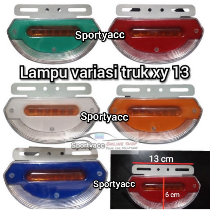 Lampu variasi truk bak dan box fusso xy 13 24volt