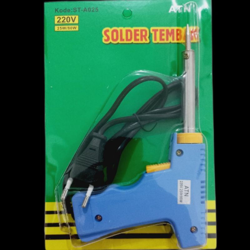 PAKET Solder Tembak Pistol Soldering Gun Listrik 25w - 80w 2 Mode Pemanas