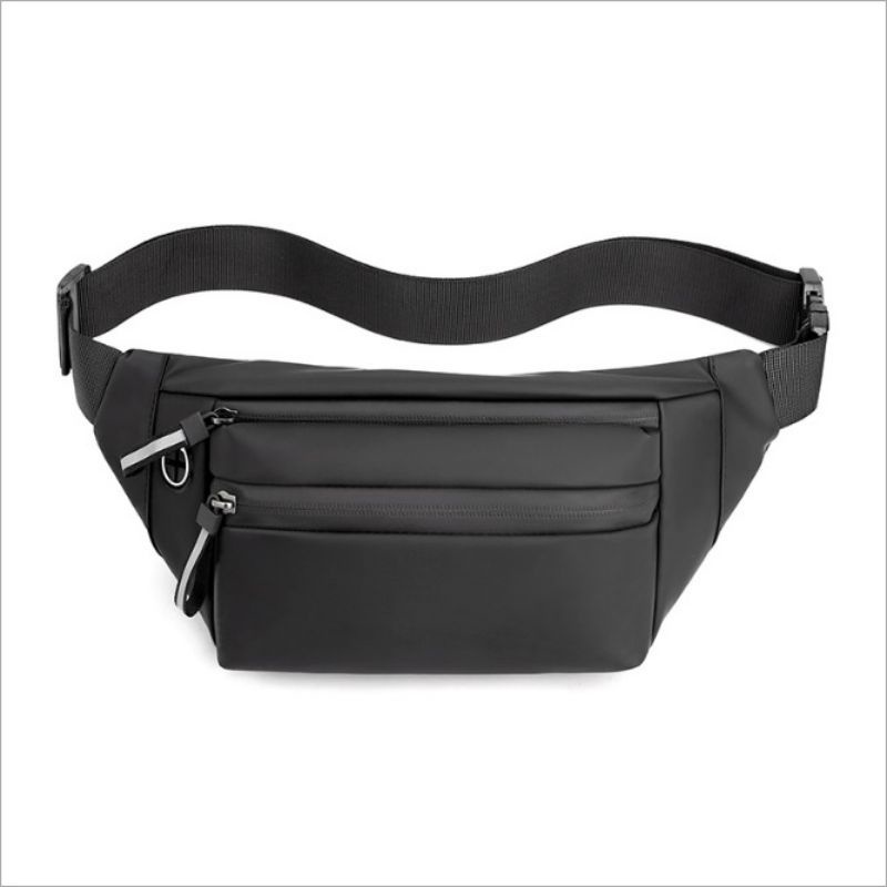 [COD] Tas Selempang Pria Import 100% ORIGINAL Waistbag Pinggang Punggung Premium Anti Air Waterprooft