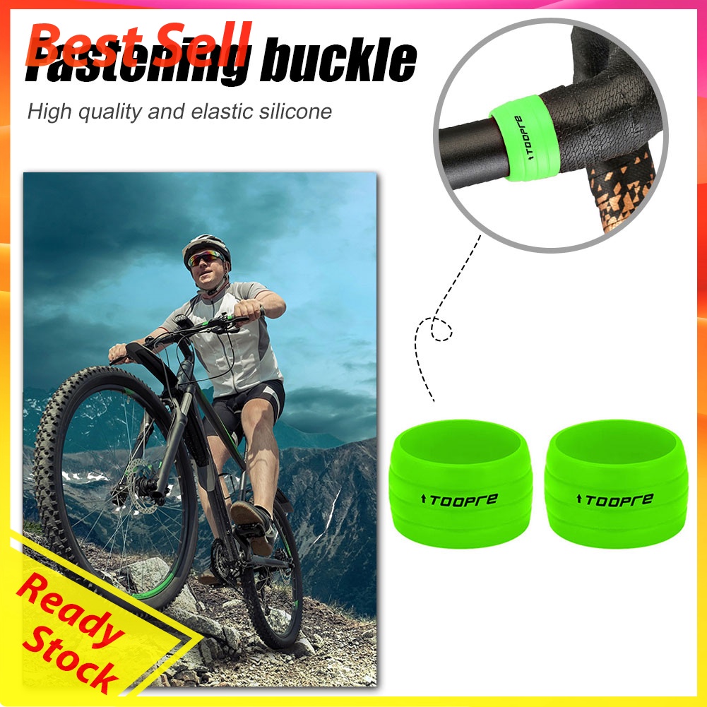 2pcs Road Bike Handlebar Tape Ring Anti-Skid Bicycle Handle Strap Sleeve