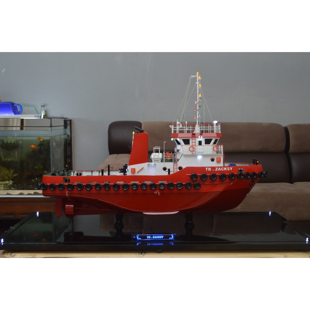 Miniatur Kapal Tugboat Zacksky
