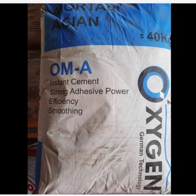 Mortar Acian Plesteran Oxygen 40kg / Semen Acian