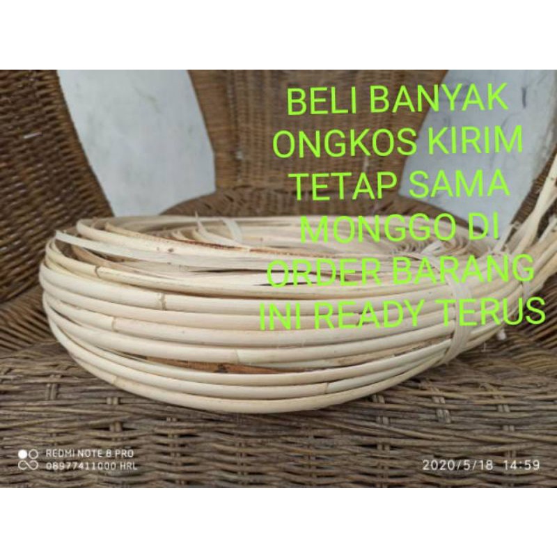 Tali rotan pipi lesio kulit harga perkilo ikatan iratan kerajinan tangan gazebo bambu rotan ROTAN ro